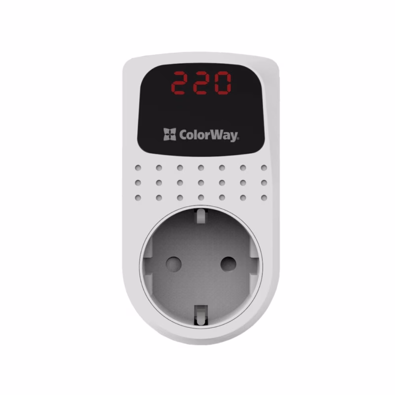 Реле напруги ColorWay DS2, white (CW-VR16-02D)