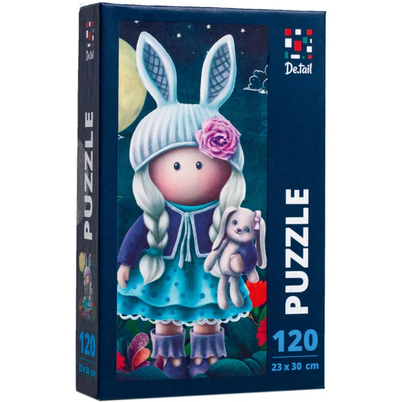 Пазл De.tail Кукла-зайчик 120 элементов (DT100-01)