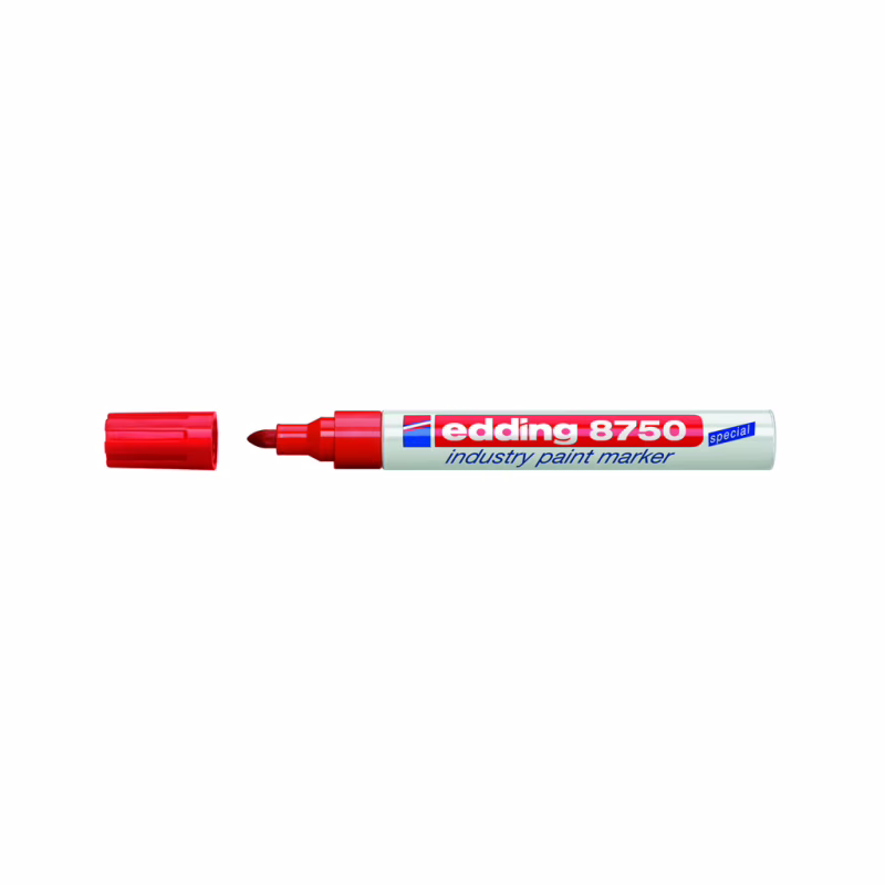 Маркер Edding Спеціальний промисловий лак-маркер Industry Paint 8750 2-4 мм Червоний (e-8750/02)