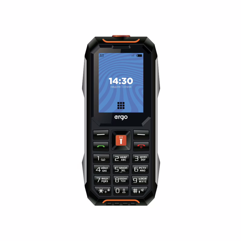 Мобільний телефон Ergo E182 Black Orange