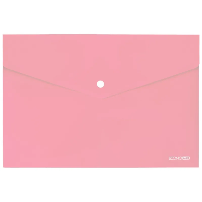 Папка - конверт Economix А4 180 мкм, непрозрачная, пастельная розовая (E31301-89)