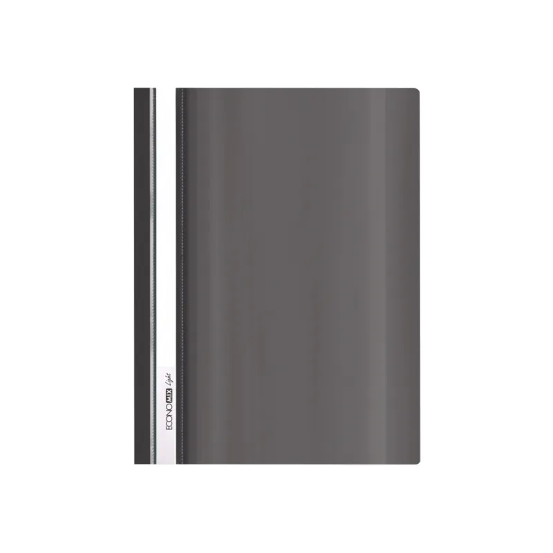 Папка-швидкозшивач Economix А4 Light без перфорації, чорна (E38503-01)