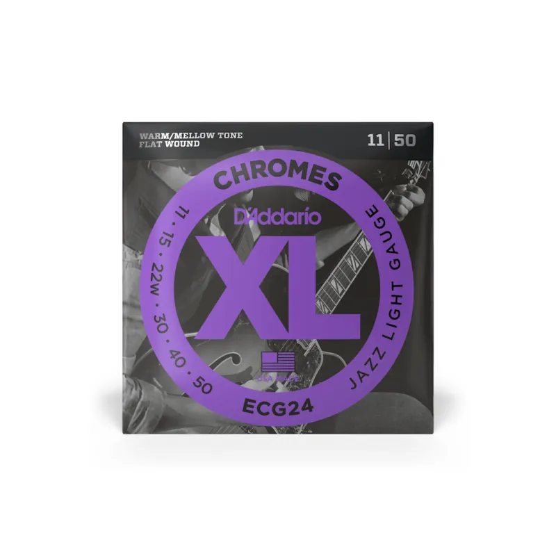Струни для гітари D'Addario XL Chromes Jazz Light (11-50) (ECG24)