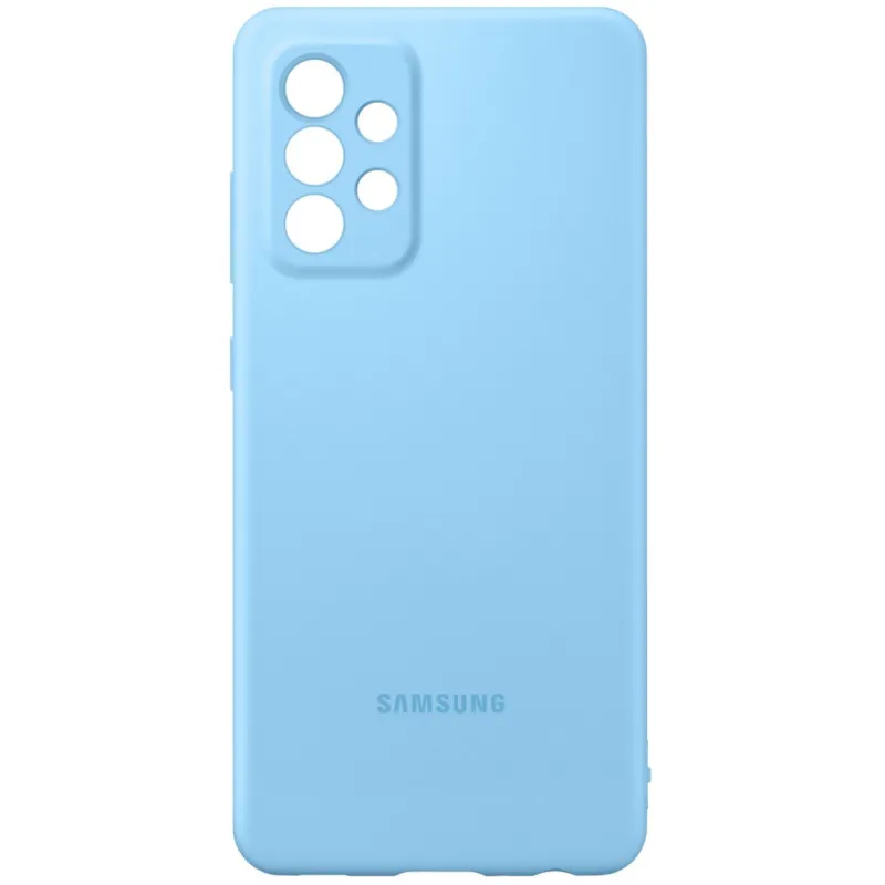 Чохол до мобільного телефона Samsung SAMSUNG Galaxy A52/A525 Silicone Cover Blue (EF-PA525TLEGRU)