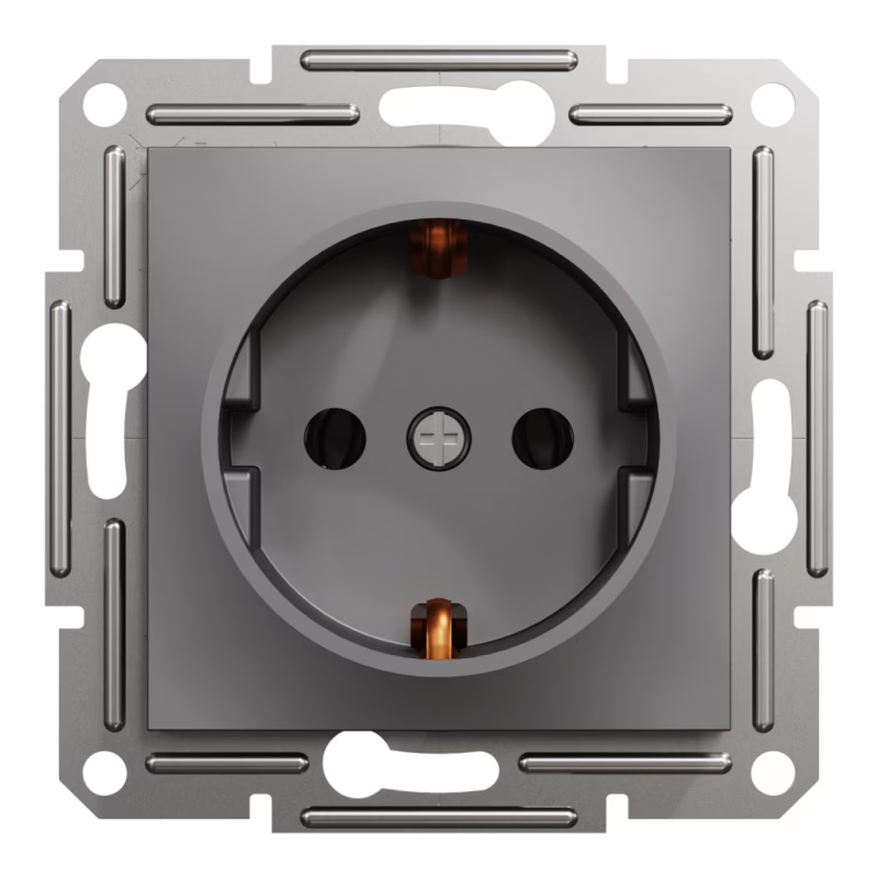 Розетка Schneider Electric ASFORA  антрацит (EPH2900171)