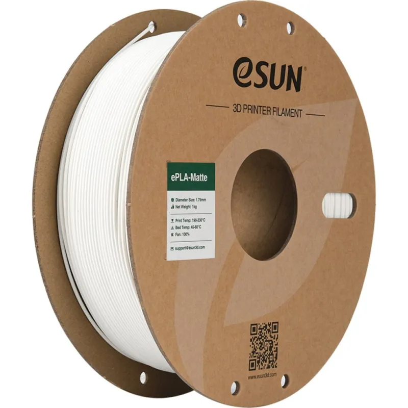 Пластик для 3D-принтера eSUN ePLA-Matte, 1,75мм, 1кг, milky (ePLA-Matte-P175MW1)