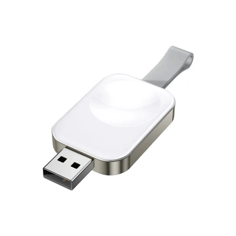 Зарядний пристрій Essager Wireless charger for smart watch USB white (EWXA-YB02-Z)