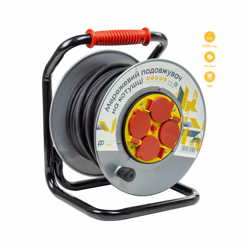 Мережевий подовжувач PowerPlant JY-20022/25, 25м (EX610525)