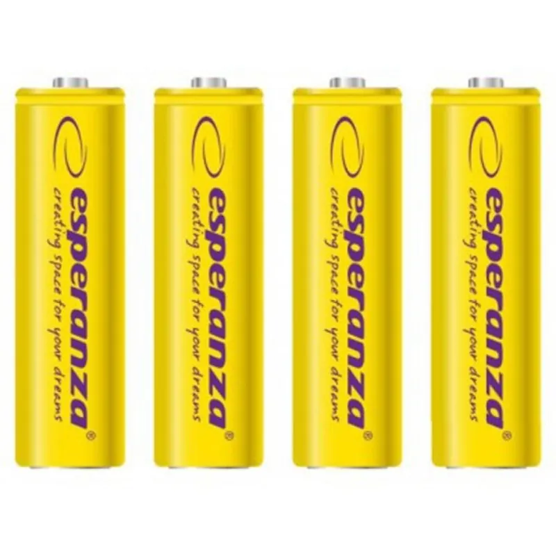 Аккумулятор Esperanza AA 2000mAh Ni-MH * 4 yellow (EZA104Y)