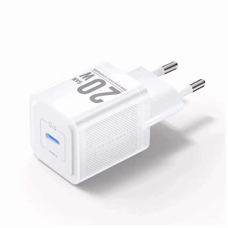 Зарядное устройство Vention USB-C PD20W GaN white (FEPW0-EU)