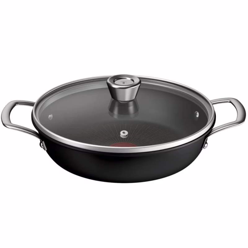 Сотейник Tefal Excellence+ з кришкою 24см чорний (G3308802)