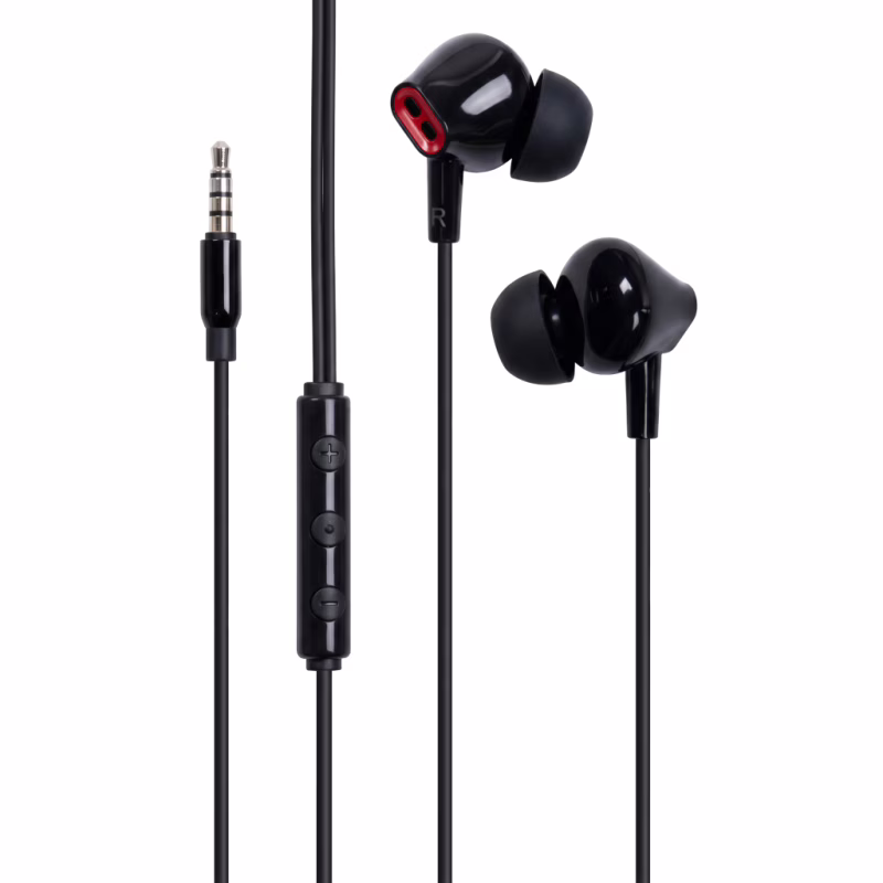 Наушники Vention Echo Lite 3.5mm In-Ear Wired Black (GBABAV)