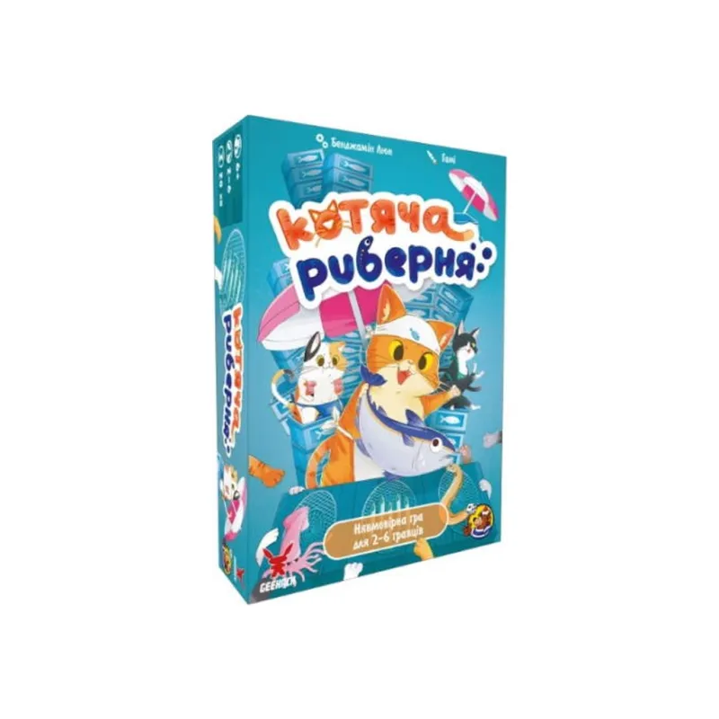 Настільна гра Geekach Games Котяча риберня (Fish & Katz) українська (GKCH158)