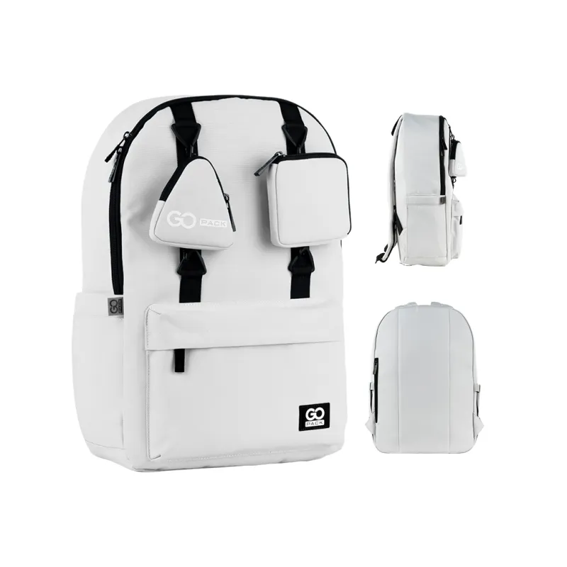 Рюкзак шкільний GoPack Education Teens 178 сірий (GO25-178L-2)