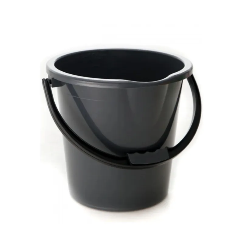 Відро господарське Горизонт Комфорт Сіре 10 л (гор-02040/сірий)