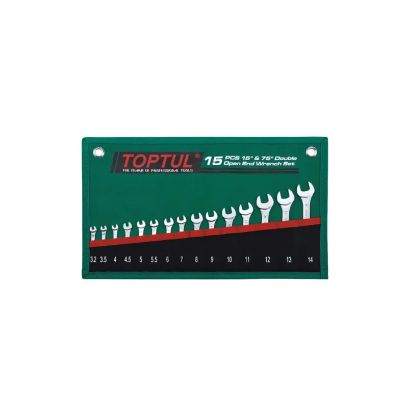 Ключ Toptul ріжковий 15 шт. 3,2-14мм 15 ° х75 ° (GRAJ1501)