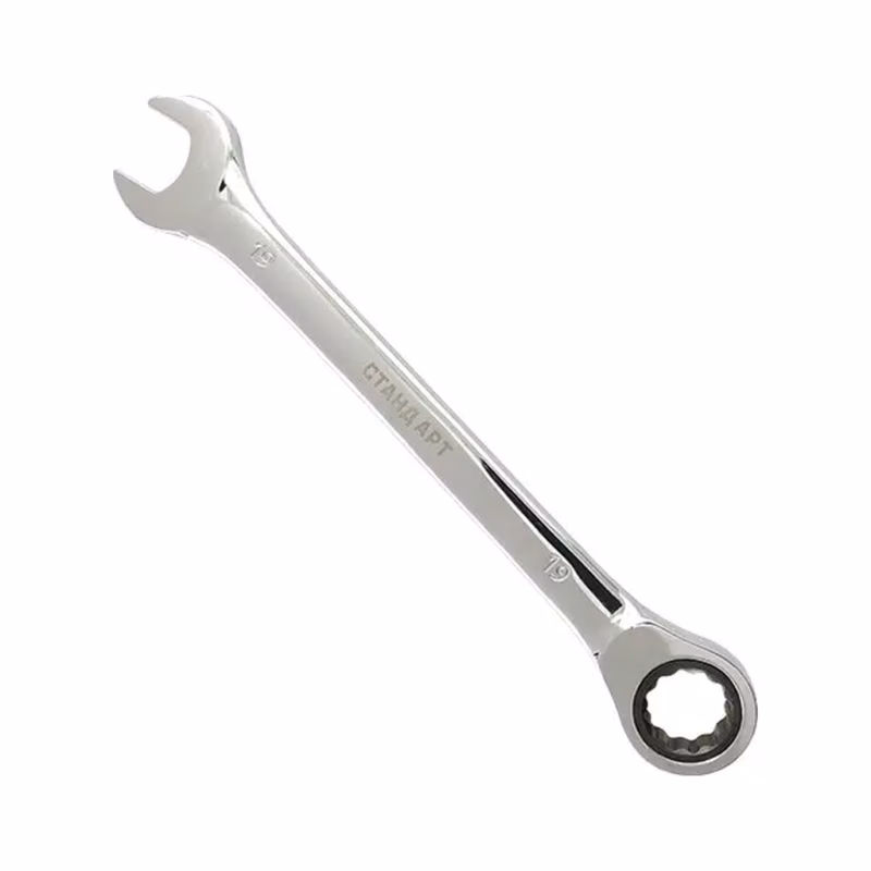 Ключ Стандарт комбинированный с трещоткой 10мм, 160мм (GW10ST)