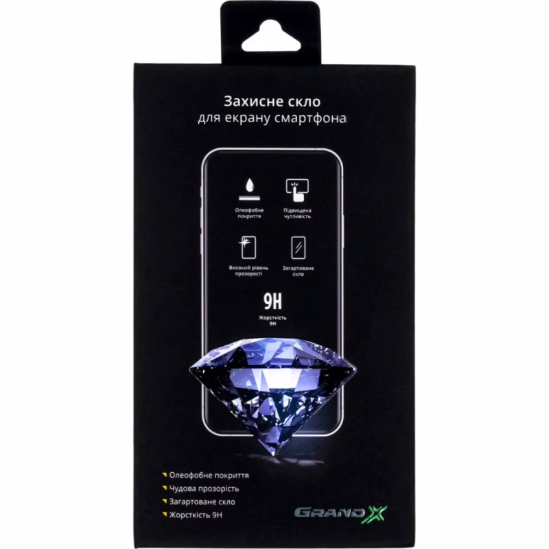 Стекло защитное Grand-X Samsung Galaxy A14 SM-A145 black (GXSGA145FCB)