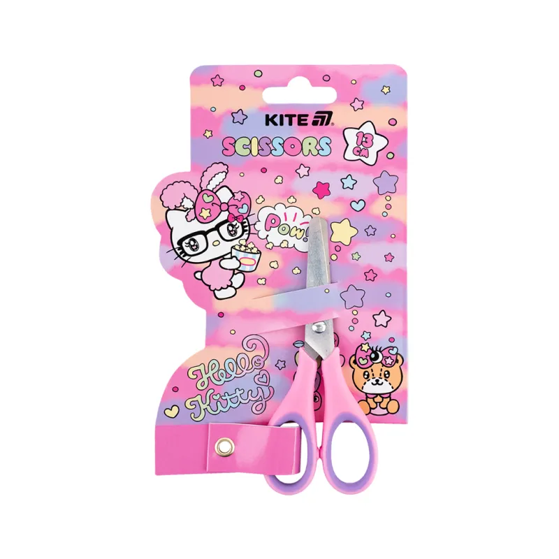 Ножиці Kite дитячі з гумовими вставками Hello Kitty 13 см (HK25-123)