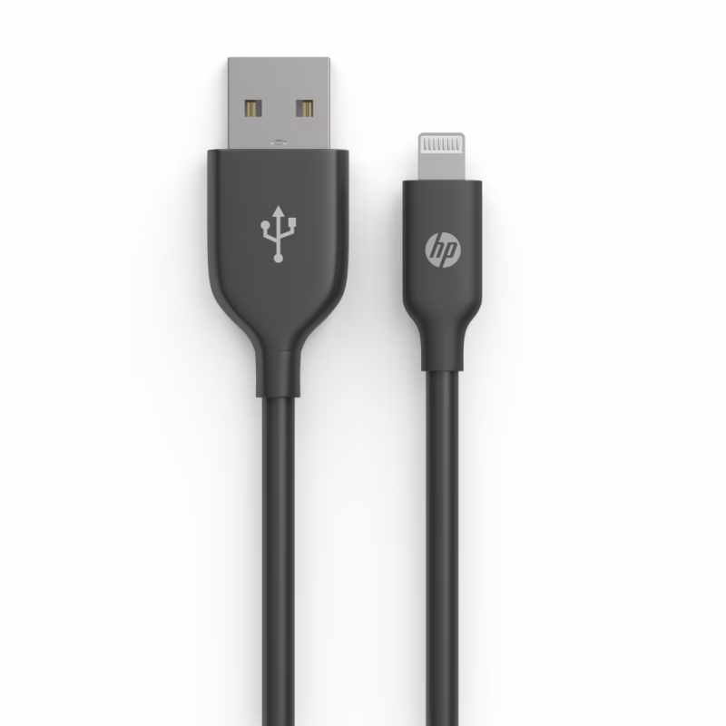 Дата кабель USB 2.0 AM to Lightning 1.0m 2.4A MFI HP (HP_DHC-MF101-1m)