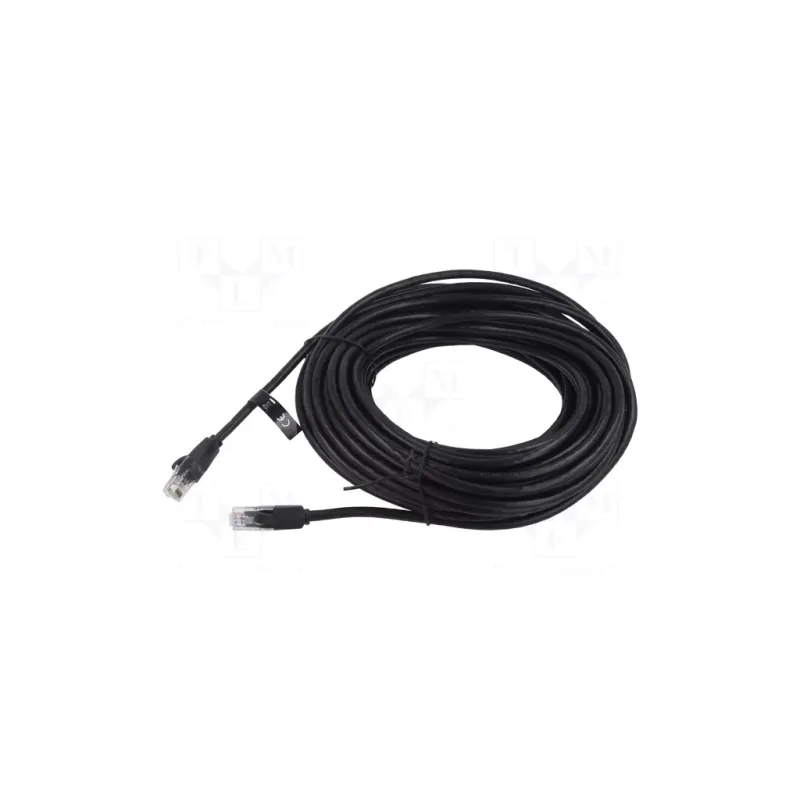 Патч-корд 20м, UTP cat 6 RJ-45 black Vention (IBEBQ)