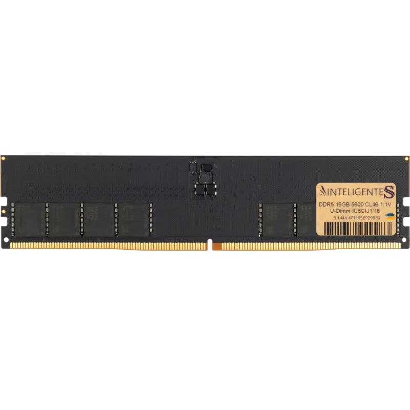 Модуль пам'яті для комп'ютера DDR5 16GB 5600 MHz INTELIGENTES (IU5CIJ1/16)