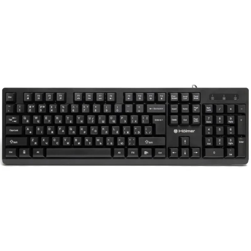 Клавиатура Hölmer K-02OF USB UA Black (K-02OF)
