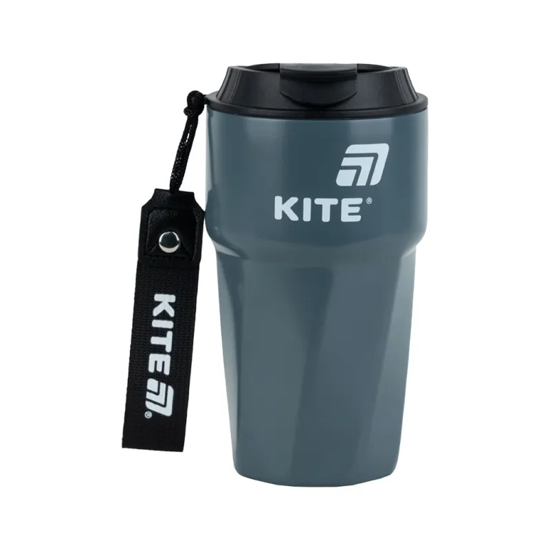 Термокружка Kite 450 мл сіра (K25-1220-1)