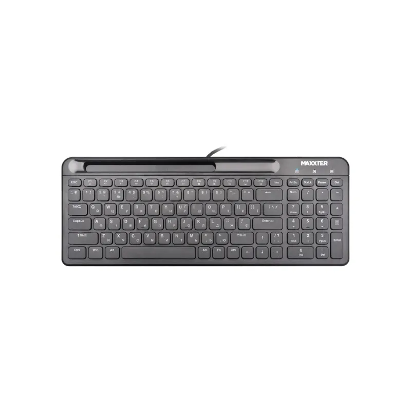 Клавіатура Maxxter KB-01B-UA USB Black (KB-01B-UA)