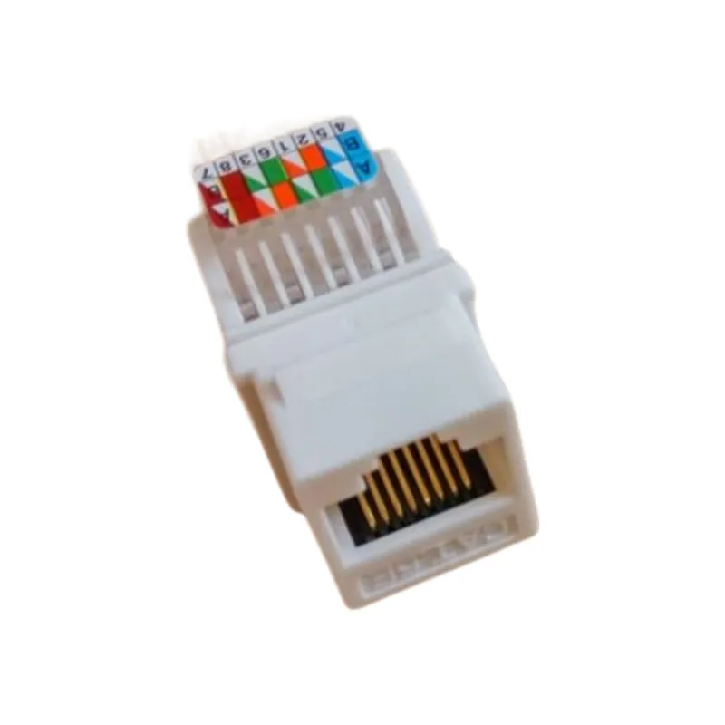 Модуль Keystone RJ45 UTP кат. 6, Slim, безинструментальный Kingda (KD-KJ2047UC6)