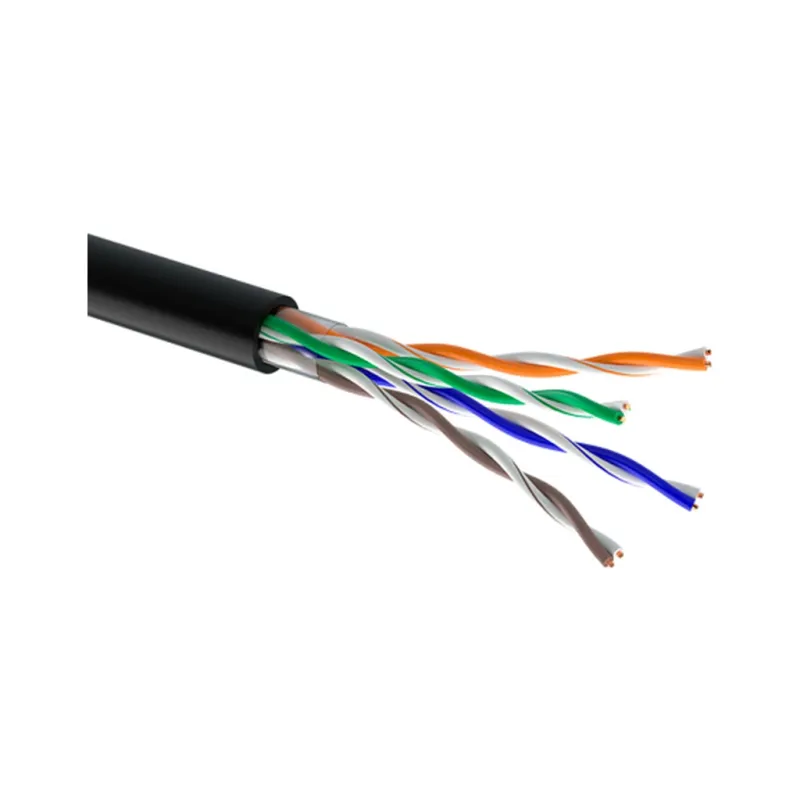 Кабель мережевий OK-Net UTP 305м cat.5e зовнішній (U/UTP-cat.5Е) (КПП-ВП (100) 4*2*0,51)