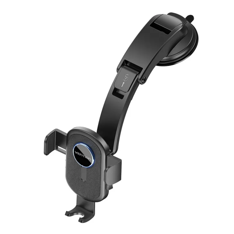 Универсальный автодержатель Vention 4.7-7.2" зажим One Touch, присока, черный (KSCB0)