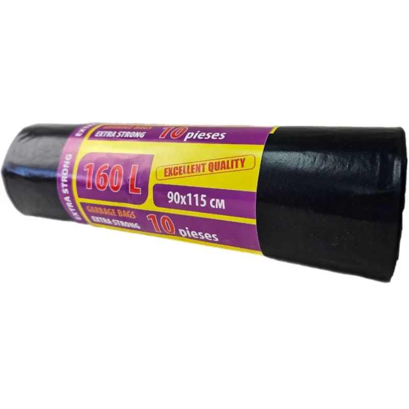 Пакети для сміття Grey Pack Міцні 40 мкм 160 л 10 шт. (l16010ES)