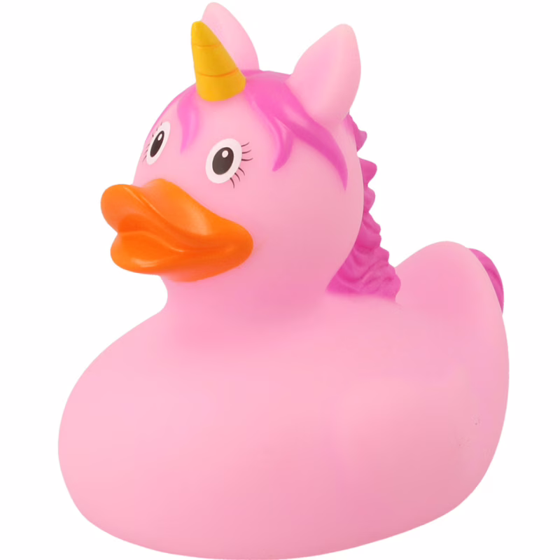 Іграшка для ванної Funny Ducks Качка Єдиноріг рожевий (L2042)