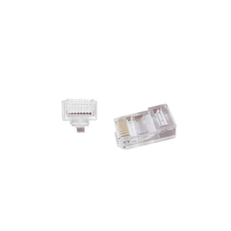 Коннектор RJ45 cat.5e UTP 8P8C (сквозное отв., позолоч. конт.) 100 шт Cablexpert (LC-PTU-01/100)