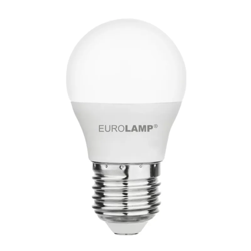 Лампочка Eurolamp LED ECO серия "P" G45 7W 630Lm E27 3000K (LED-G45-07273(P))