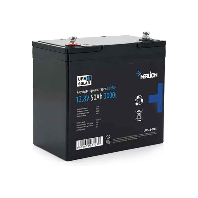 Батарея LiFePo4 Merlion LFP12-50US