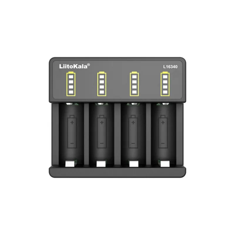 Зарядний пристрій для акумуляторів Liitokala 4 Slots, Li-ion, 16340, CR123A (Lii-L16340)