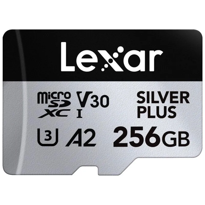 Карта пам'яті Lexar 256GB microSDXC class 10 UHS-I U3 V30 A2 Professional Silver (LMSSIPL256G-BNANG)