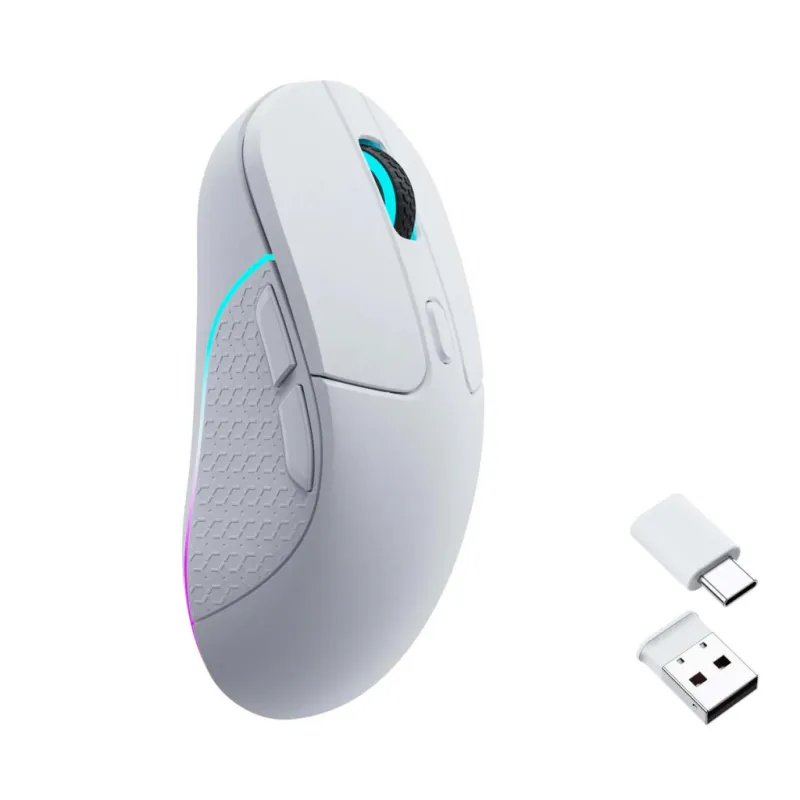 Мишка Keychron M3 Wireless/Bluetooth/USB White (M3-A3)