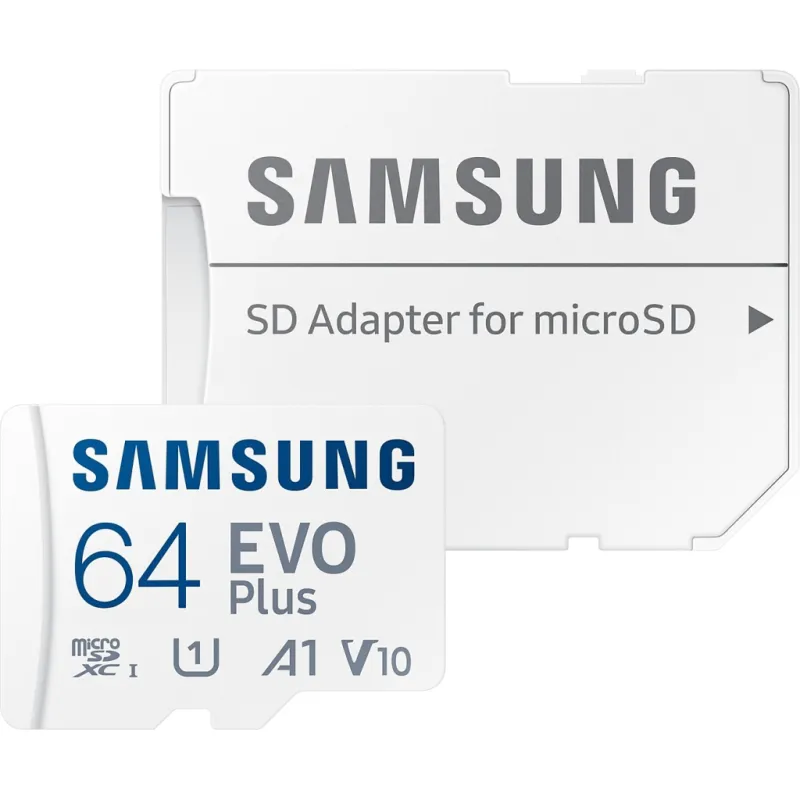 Карта пам'яті Samsung 64GB microSD class 10 UHS-I U3 V30 A1 EVO Plus (MB-MC64SA/EU)