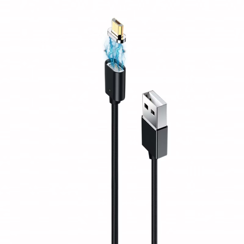 Дата кабель USB 2.0 AM to Micro 5P 1.0m Magnet Grand-X (MG-01M)