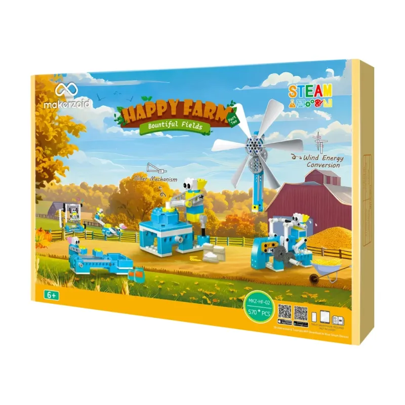 Конструктор Makerzoid Happy Farm Bountiful Fields (MKZ-HF-02)