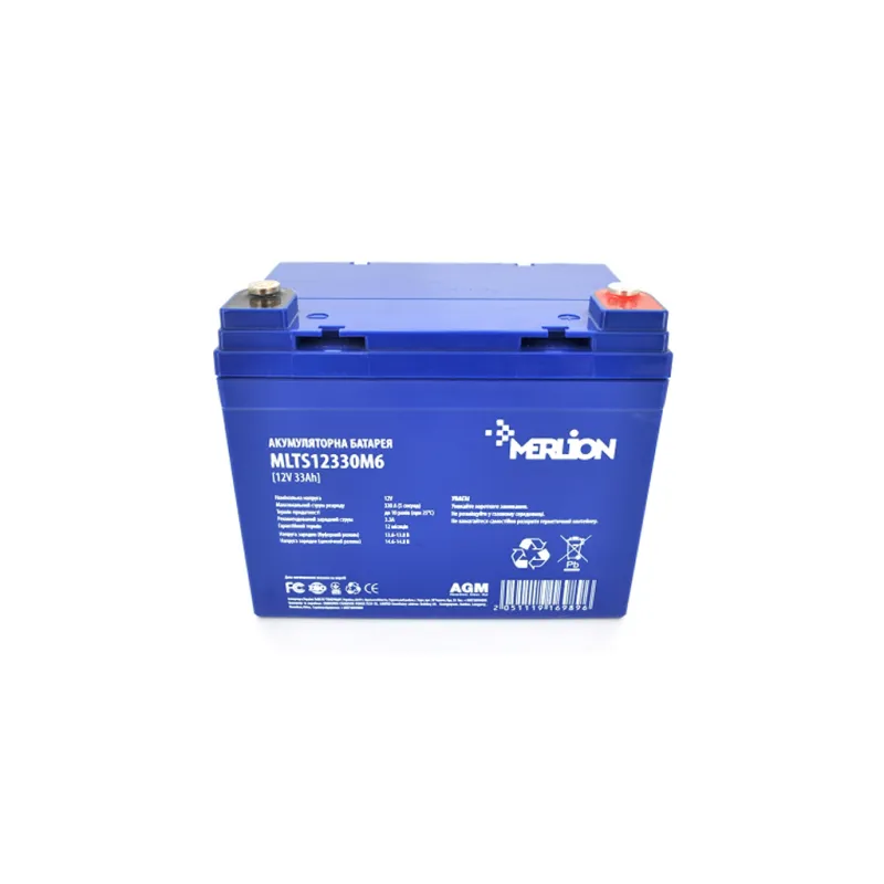 Батарея до ДБЖ Merlion EURO AGM 12 V 33 Ah (MLTS12330M6/ GP12330M6)