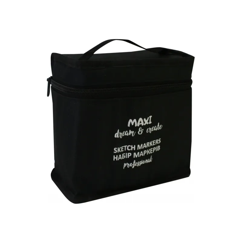 Художній маркер Maxi набір скетч-маркерів двосторонніх, 40 кольорів на спиртовій основі (MX15251)