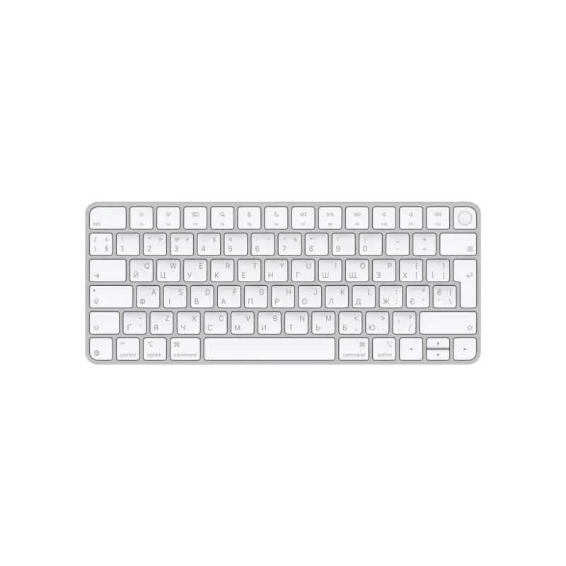 Клавіатура Apple Magic Keyboard with Touch ID Bluetooth/USB-C UA White (MXCK3UA/A)