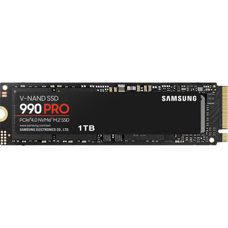 Накопичувач SSD M.2 2280 1TB 990 PRO Samsung (MZ-V9P1T0BW)