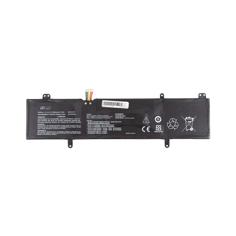 Акумулятор до ноутбука ASUS VivoBook 14 X411UA (B31N1707) 11.4V 3600mAh PowerPlant (NB431793)