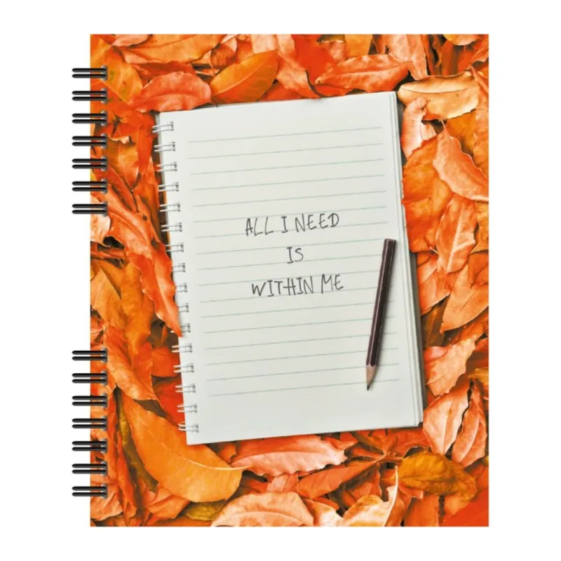 Блокнот Optima В5 пластиковая обложка, спираль, 60 листов, клетка (O25923)