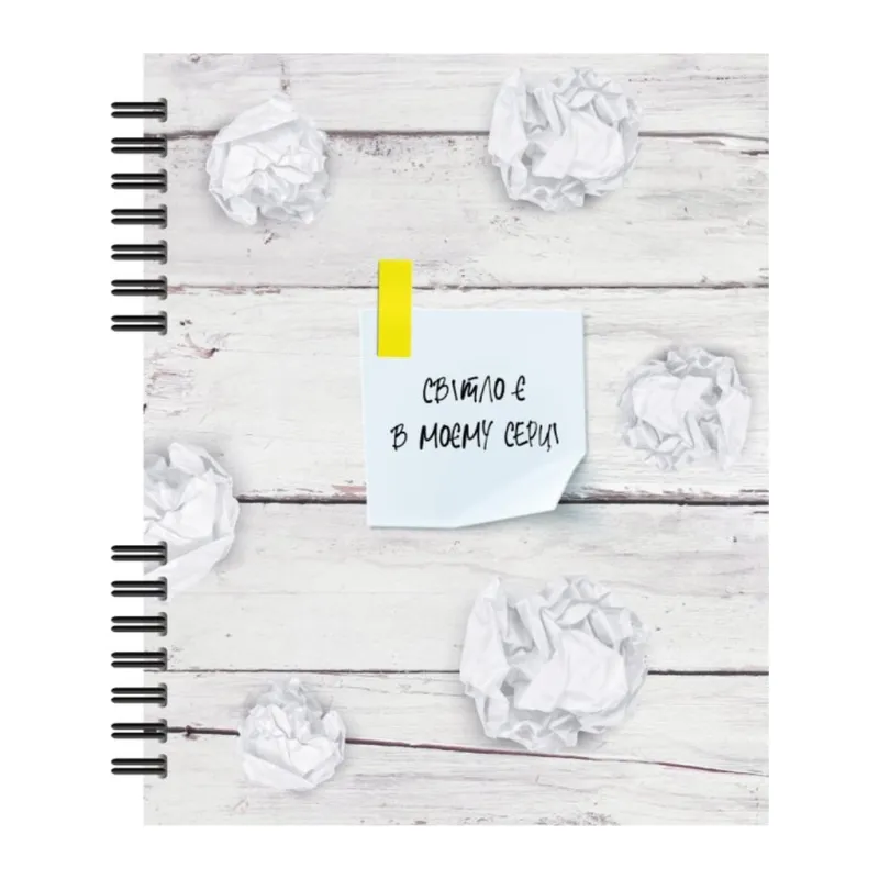 Блокнот Optima В5 пластиковая обложка, спираль, 60 листов, клетка (O25928)